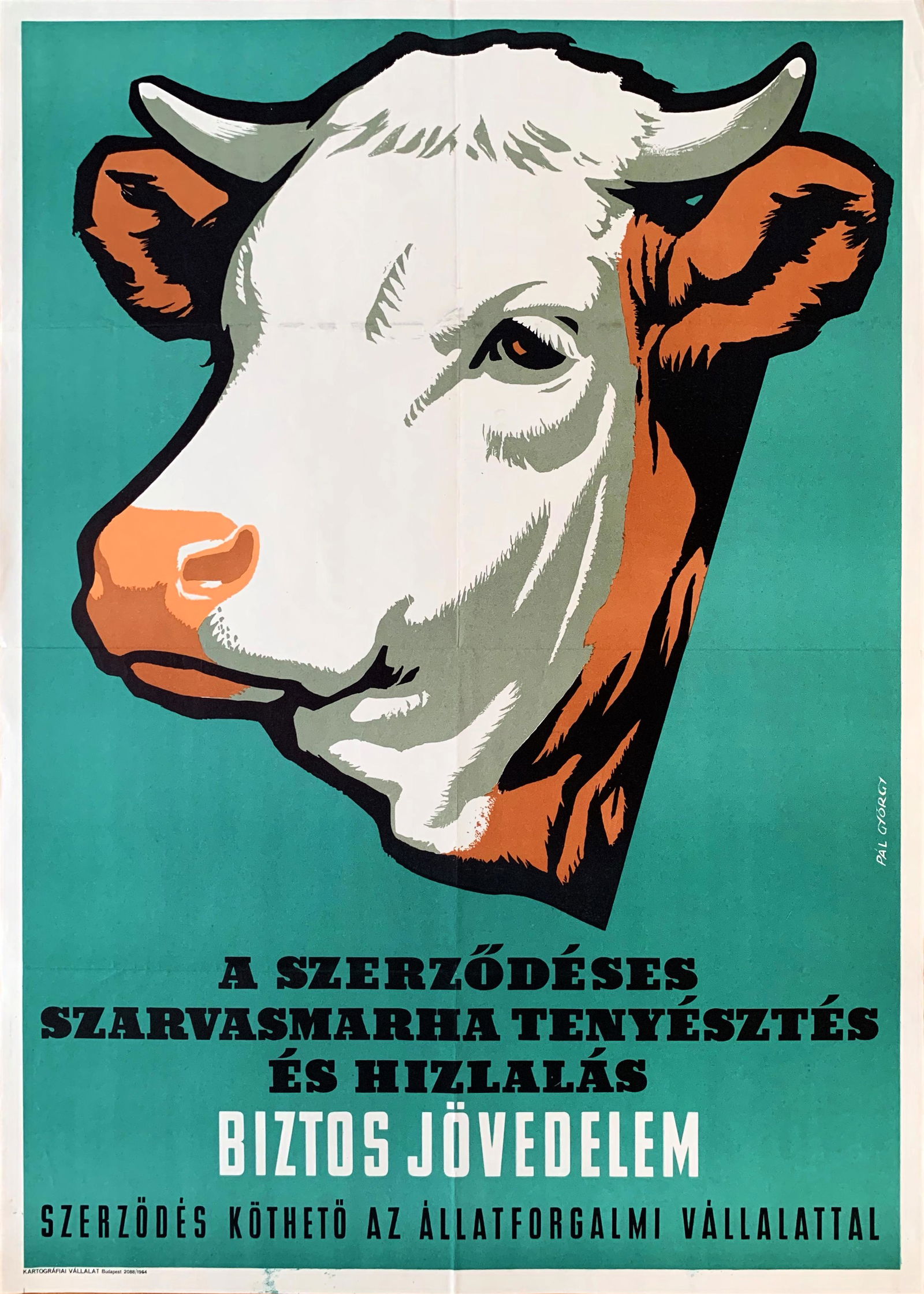 Poster Cattle farming contract 1964 (1 of 1)