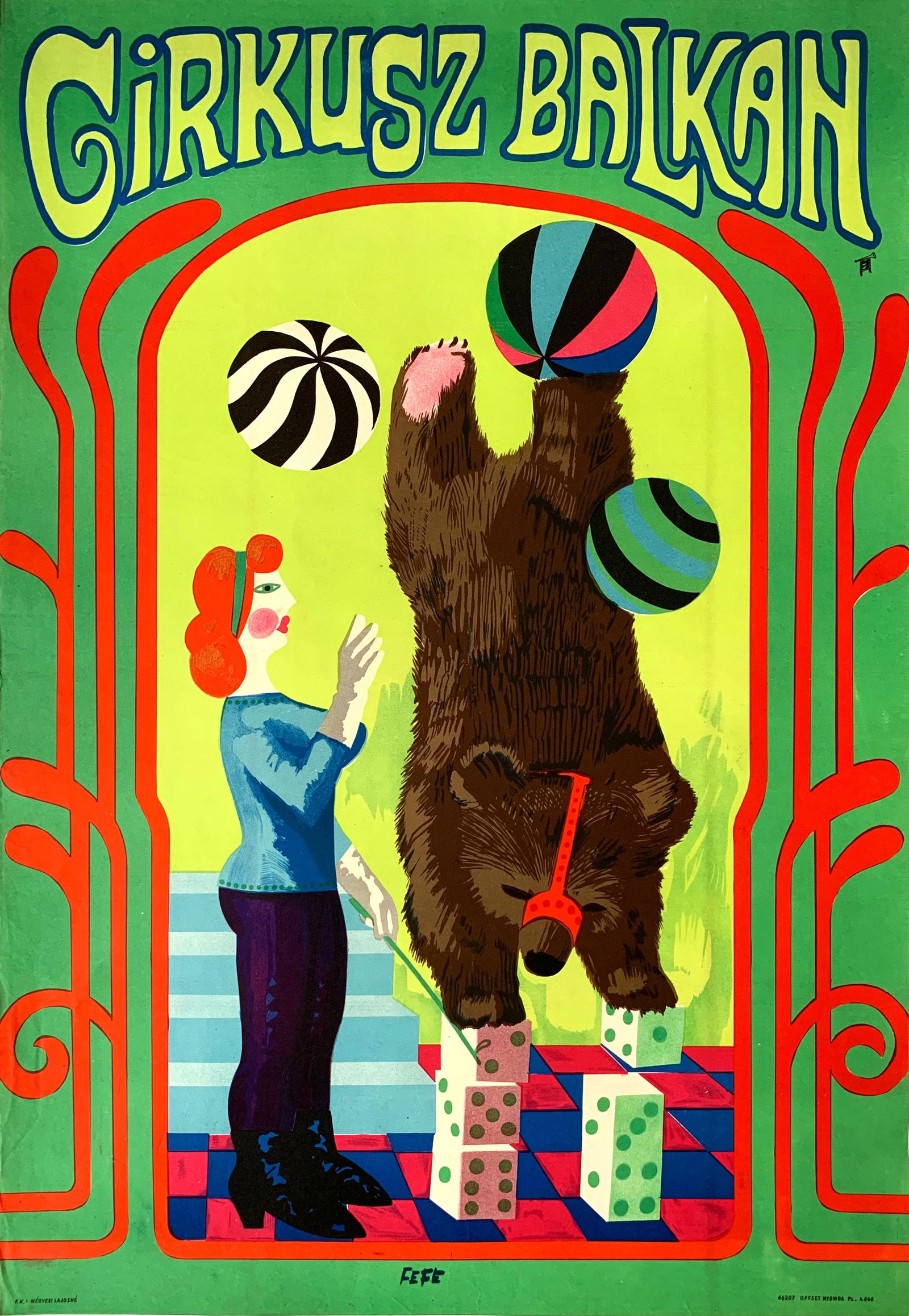 Poster Circus Balkan - Bear 1966 (1 of 1)