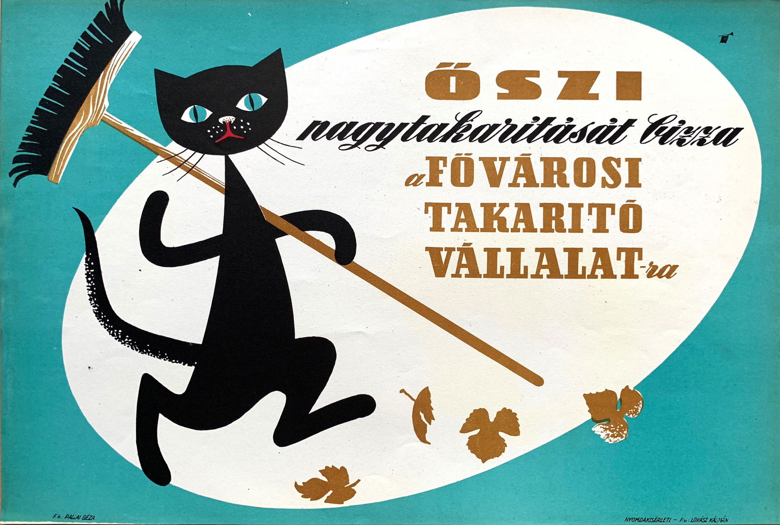 Poster Metropolitan Cleaning Company 1960s (1 of 1)