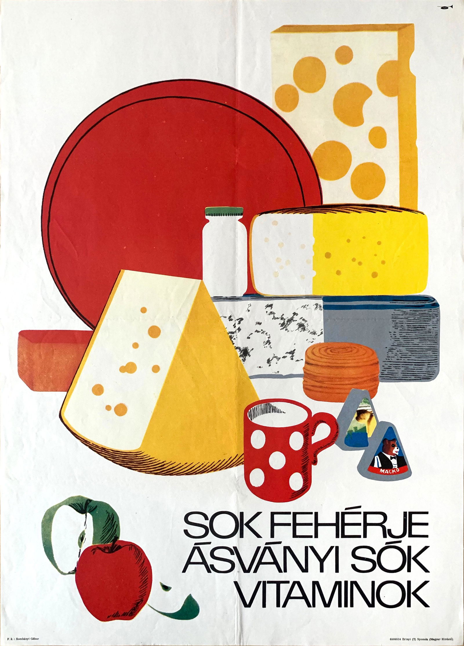 Poster Dairy products - A lot of protein, minerals, (1 of 1)