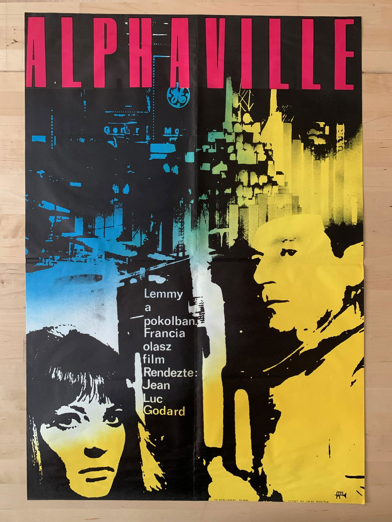 Movie Poster Alphaville 1970 (1 of 1)