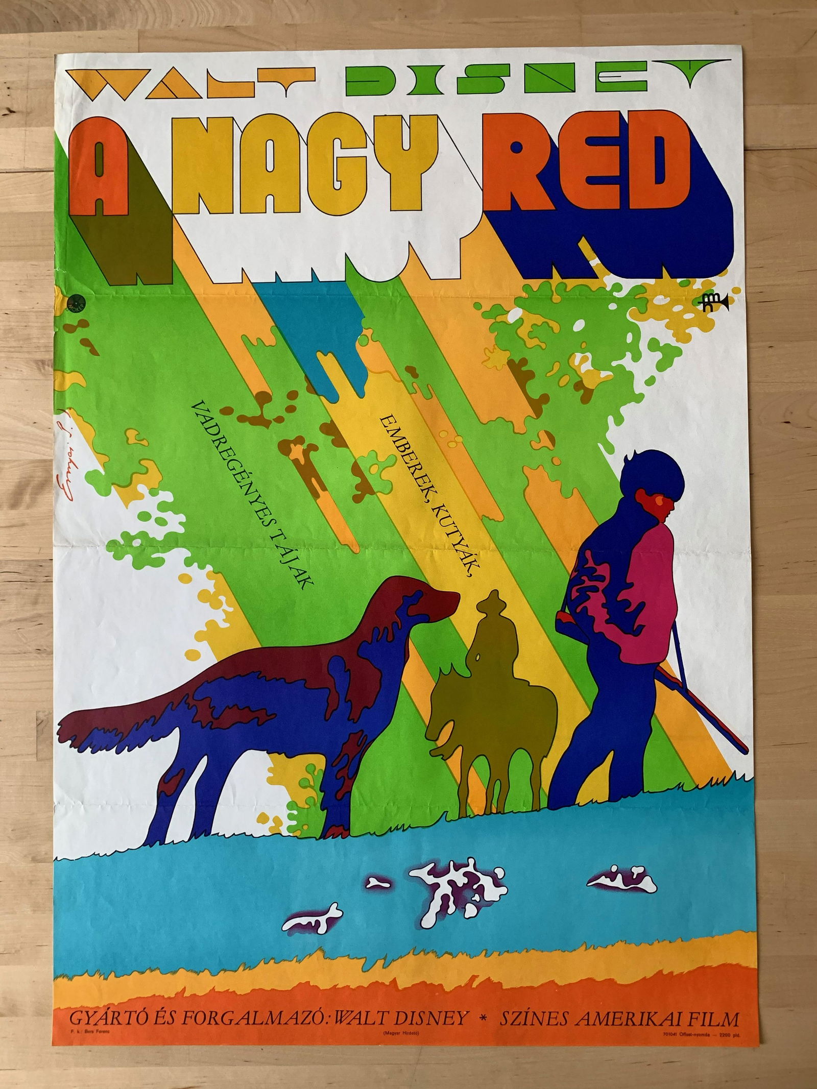 Movie Poster Big Red 1970 (1 of 1)