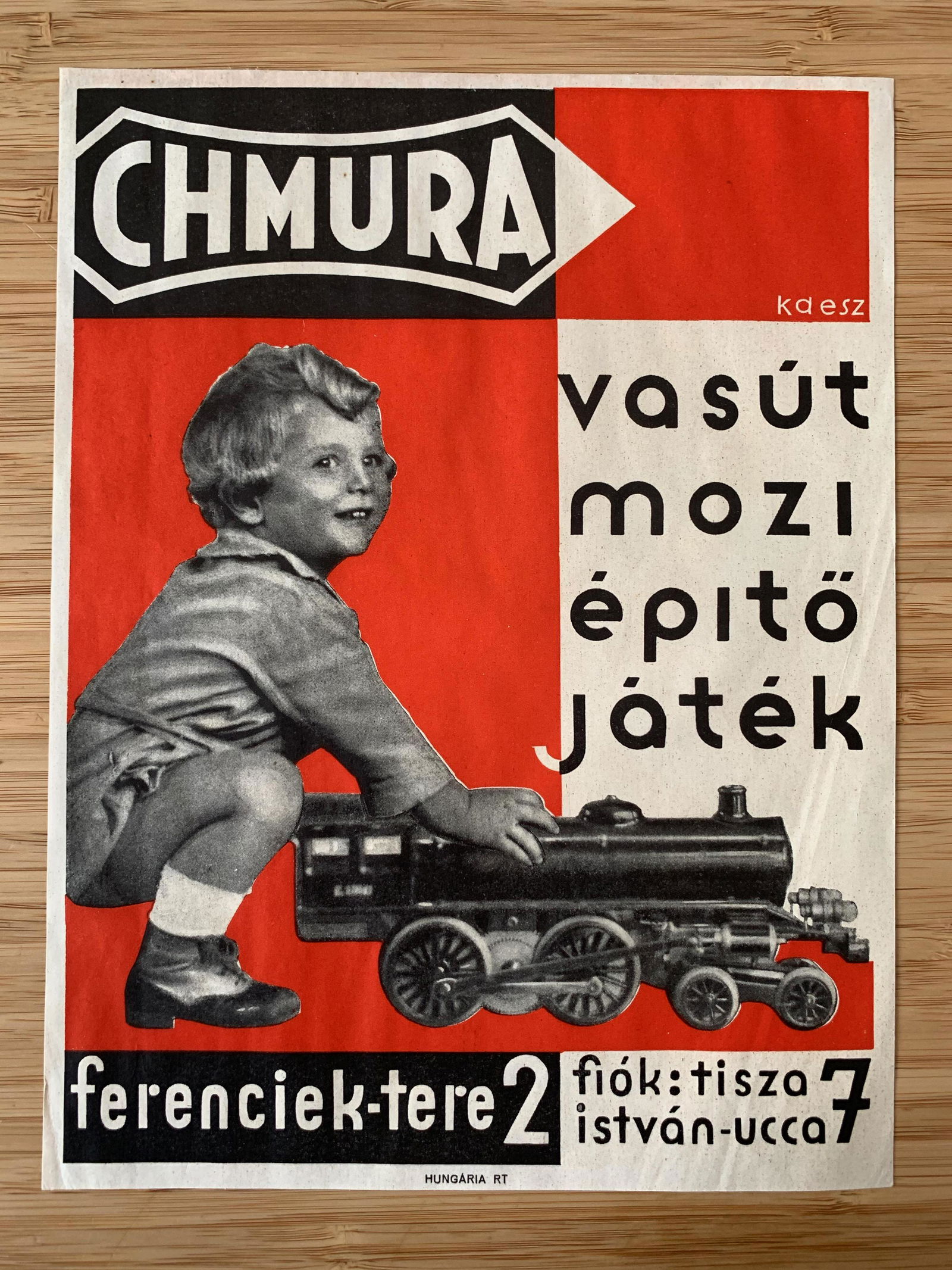 Art Deco Poster Chmura toys 1930 (1 of 1)