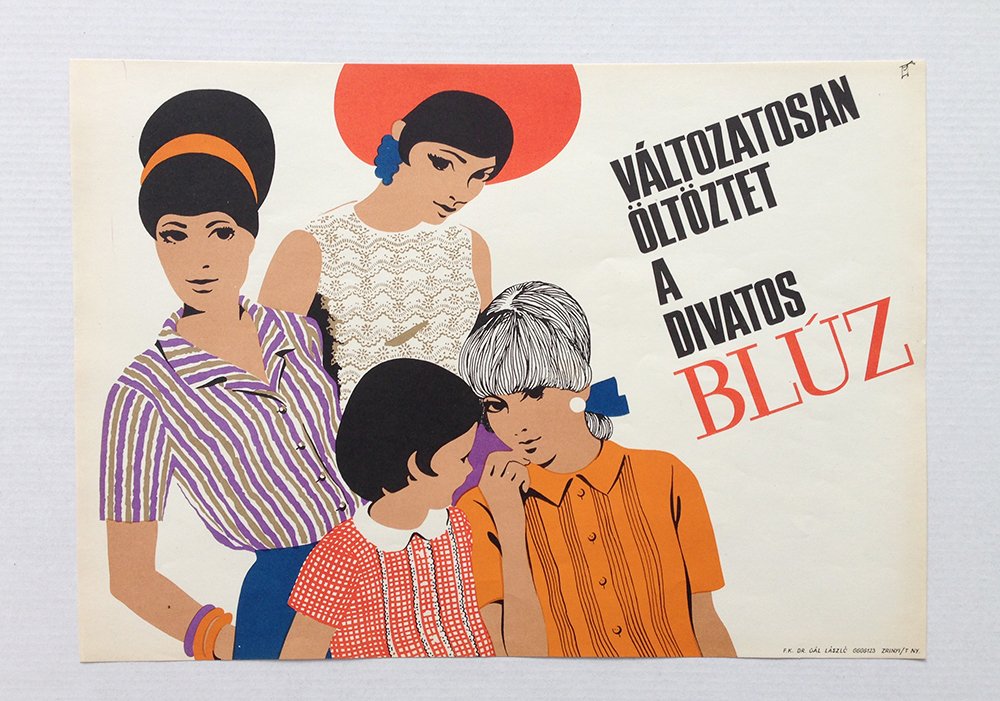 Fashionable Blouse commercial poster (1 of 1)