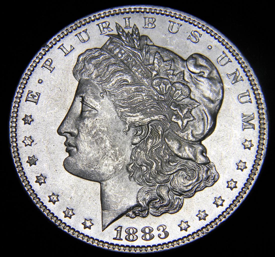 1883 Morgan Silver Dollar Brilliant Unc. Prooflike (1 of 2)