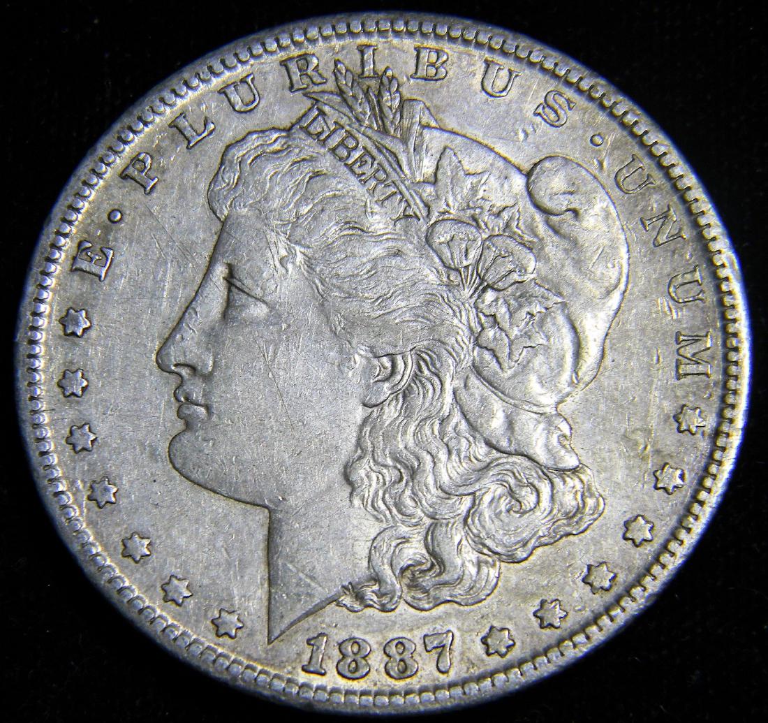 1887 S Morgan Silver Dollar from the Wild West (1 of 2)