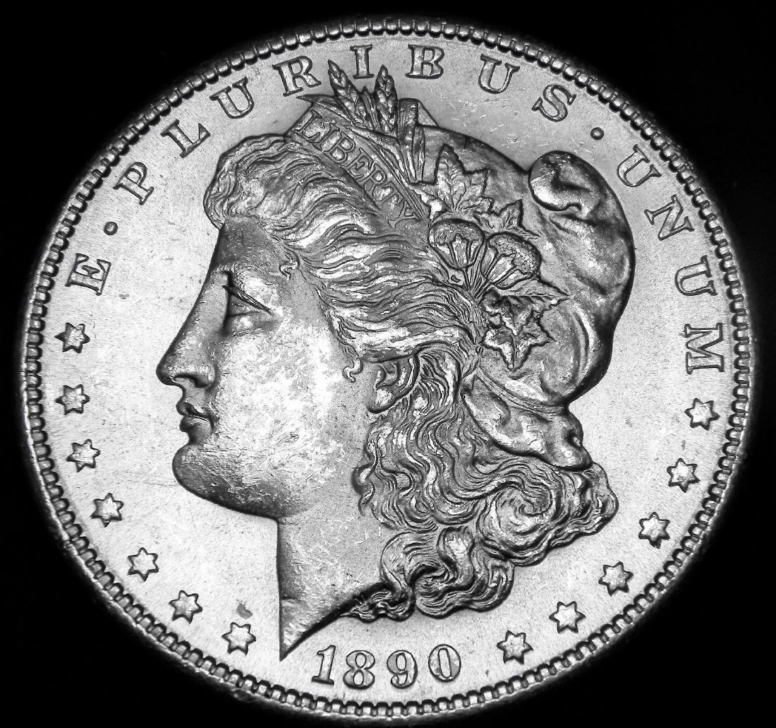 1890 S Morgan Silver Dollar Nice Choice Uncirculated (1 of 2)