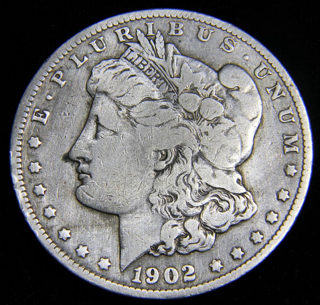 1902 Morgan Silver Dollar Great  Details (1 of 2)