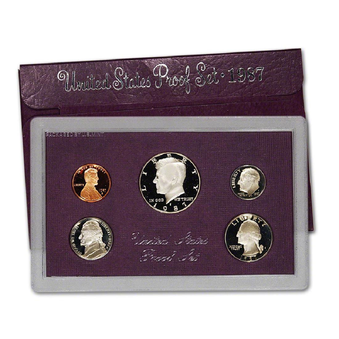 1987 United States Mint Clad Deep Cameo Proof Set (1 of 1)