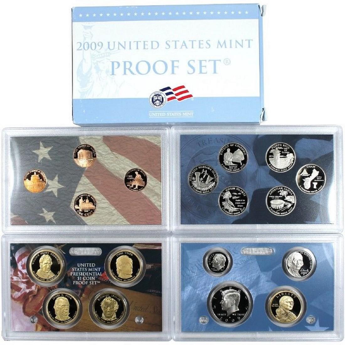 2009 S United States Mint Deep Cameo Proof Set 18 Pcs. (1 of 1)