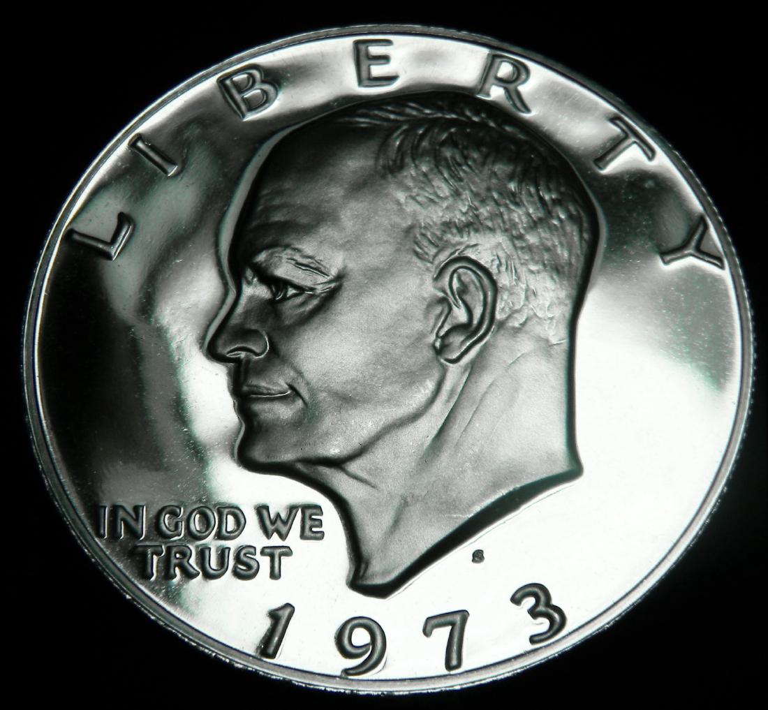 1973-S "Key Date" Silver Proof Eisenhower Dollars (1 of 2)