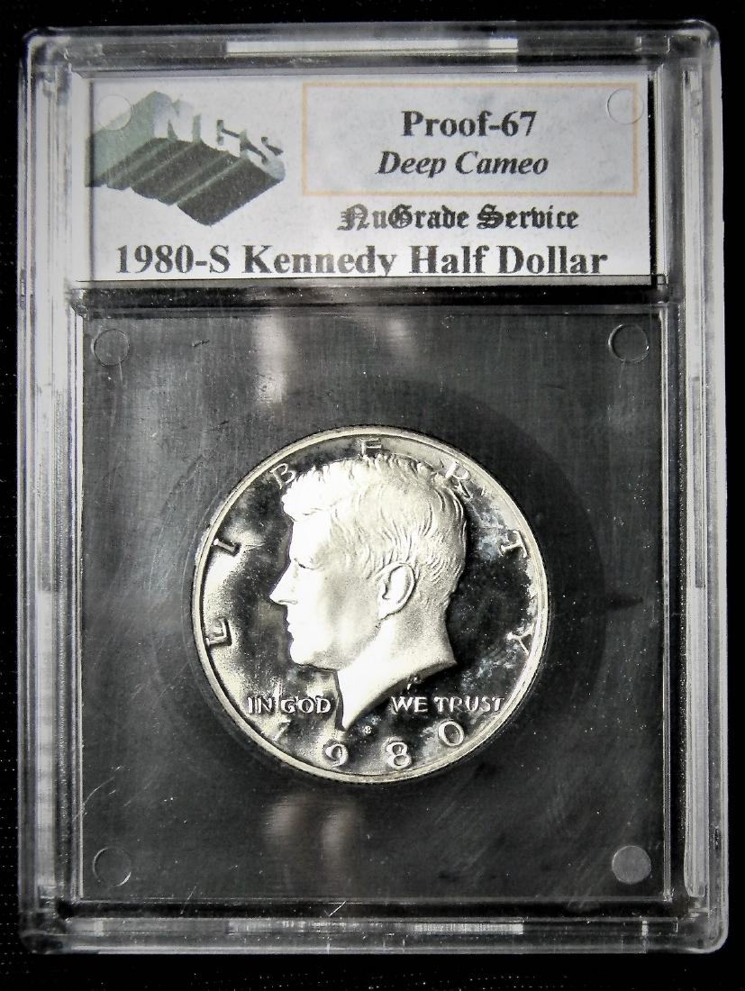 1980 S Deep Cameo Proof Kennedy Half Dollar (1 of 2)