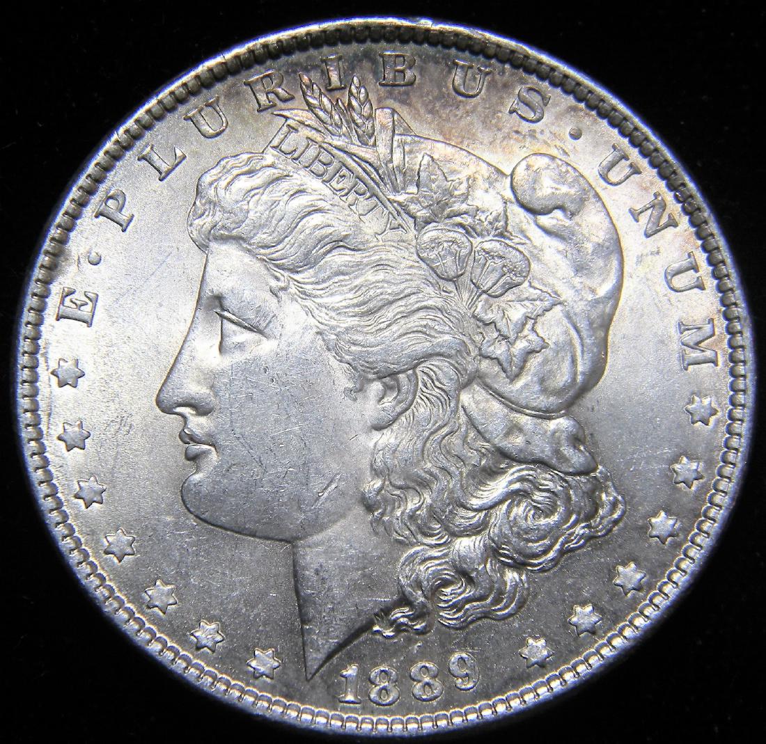 1889 Morgan Silver Dollar Gem Brilliant Uncirculated (1 of 2)