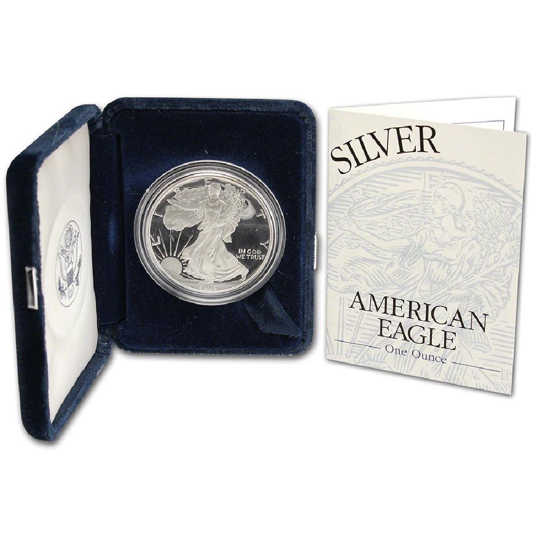 1995 P Deep Cameo Proof American Silver Eagle, Original (1 of 1)