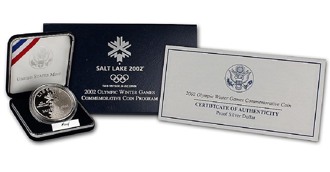 2002 P Deep Cameo Proof Salt Lake City XIX Olympic (1 of 1)