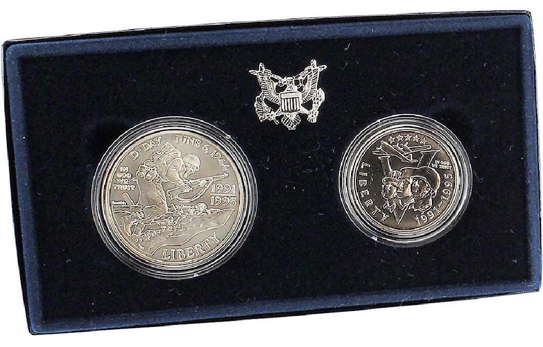 1991- 1995 World War 2 50th Anniversary Brilliant Unc 2 (1 of 1)