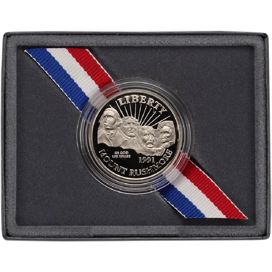 1991 S Deep Cameo Proof Mt. Rushmore Commemorative Half (1 of 1)