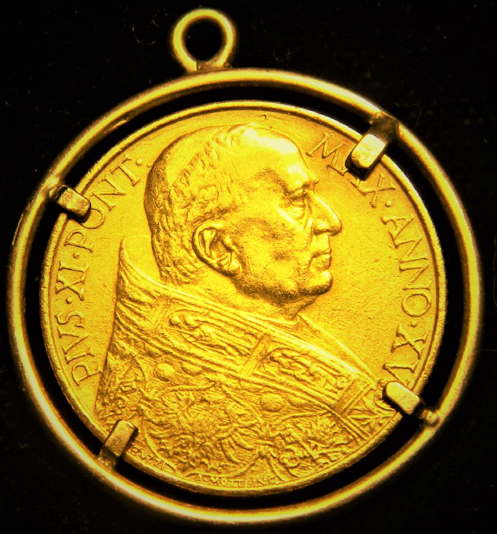 Ultra Rare 1936 Vatican City 100 Lira only 8,239 Minted (1 of 2)