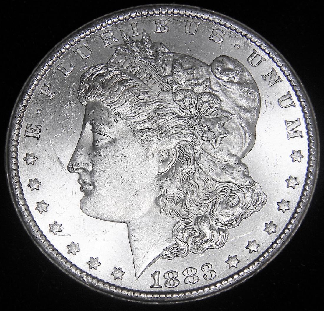 1883 CC Morgan Silver Dollar Carson City Brilliant (1 of 2)