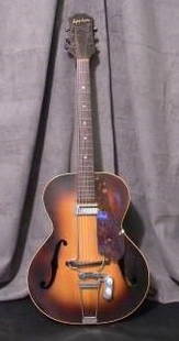 Vintage Epiphone Archtop Acoustic Guitar w/ Kent WC-16: Very rare. Original with Kent WC-16 pickup. This is a beautiful guitar, but unfortunately, the label has been removed.