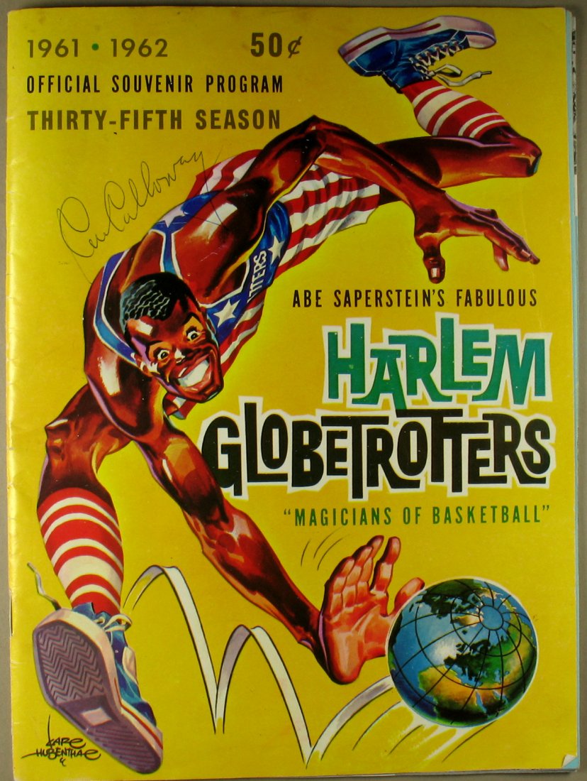 1961-1962 Harlem Globetrotter Autograph Cab Calloway (1 of 9)