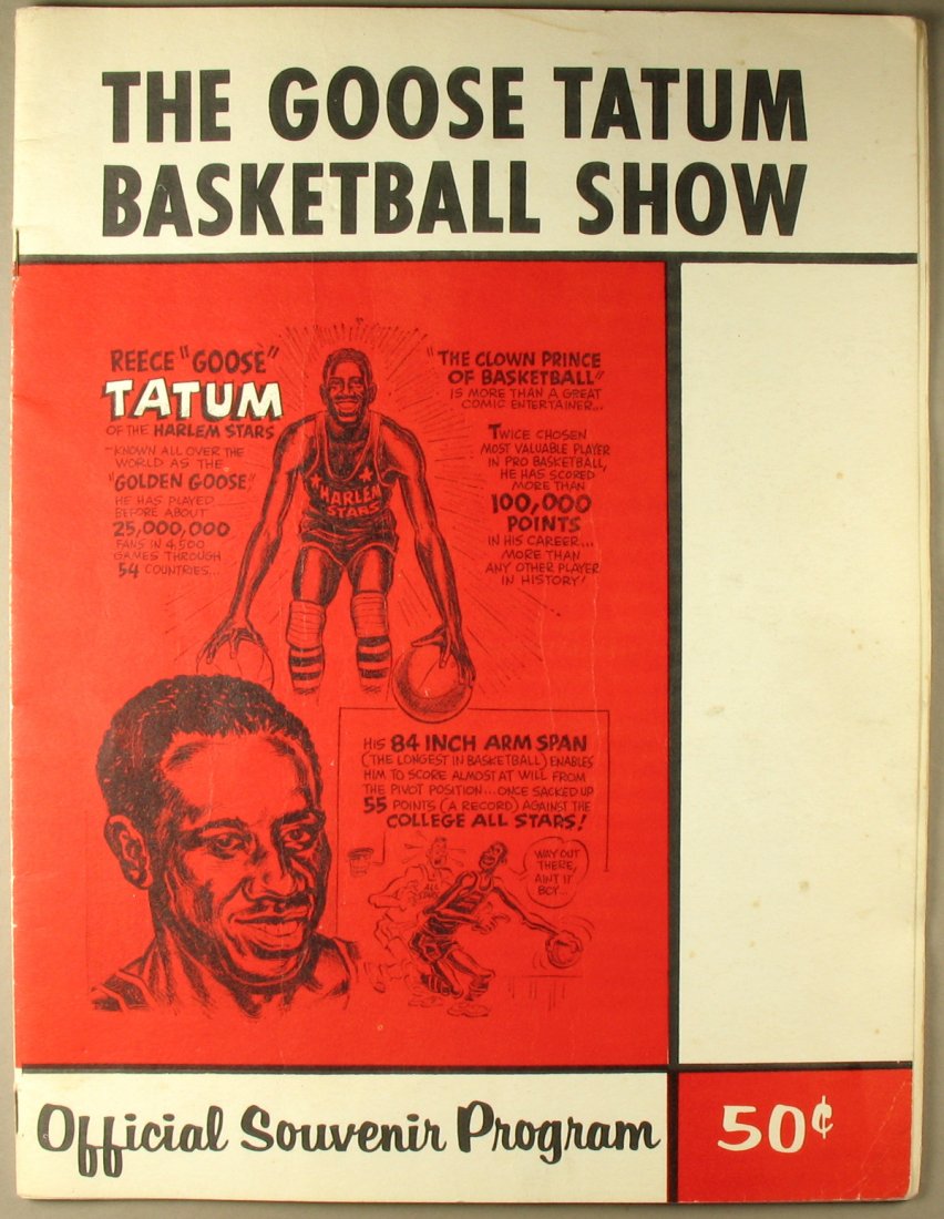 The Goose Tatum Basketball Show Official Souvenir (1 of 2)
