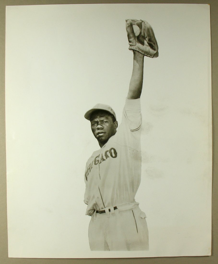 Original Photo 1952 Joe Durham Baseball Chicago: Chicago American Giants vs Indianapolis Clowns, Cominskey Park, 8X10 inches