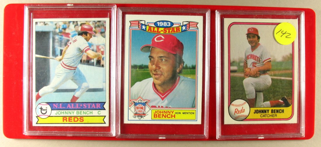 Topps Johnny Bench 3 Card Set (1 of 1)