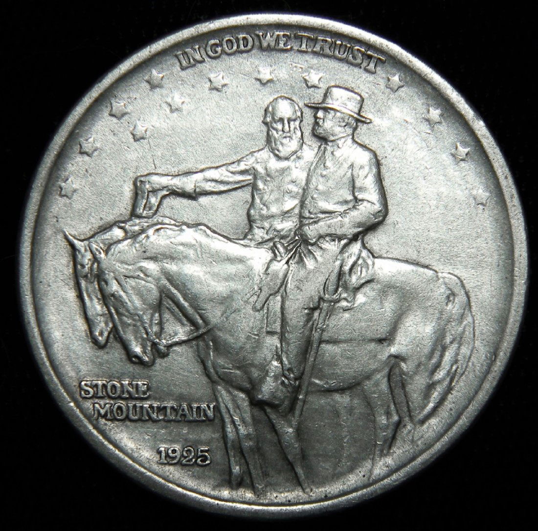 1925 Stone Mountain Memorial Half Dollar Civil War (1 of 2)