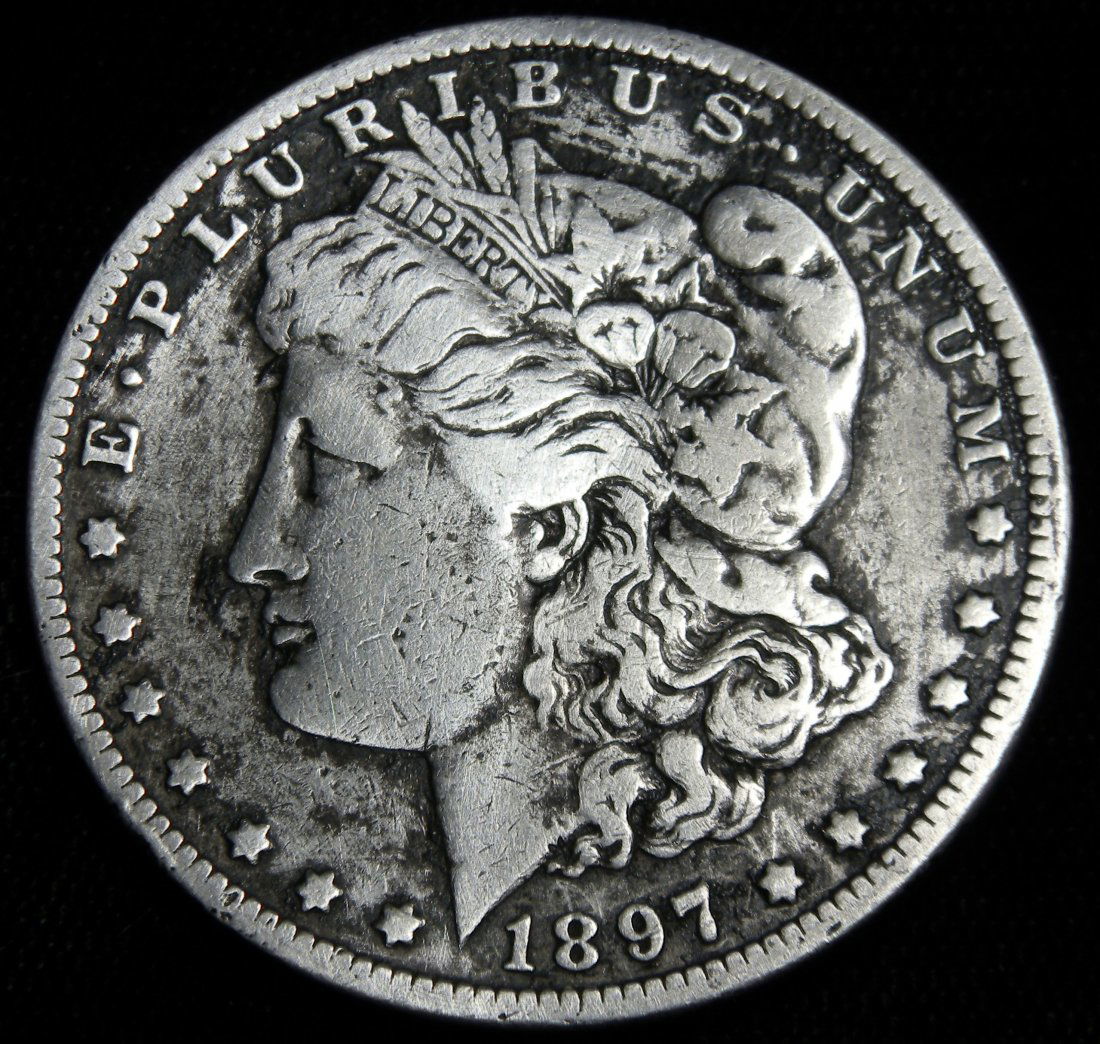 1897 O Morgan Silver Dollar High Grade Details (1 of 2)