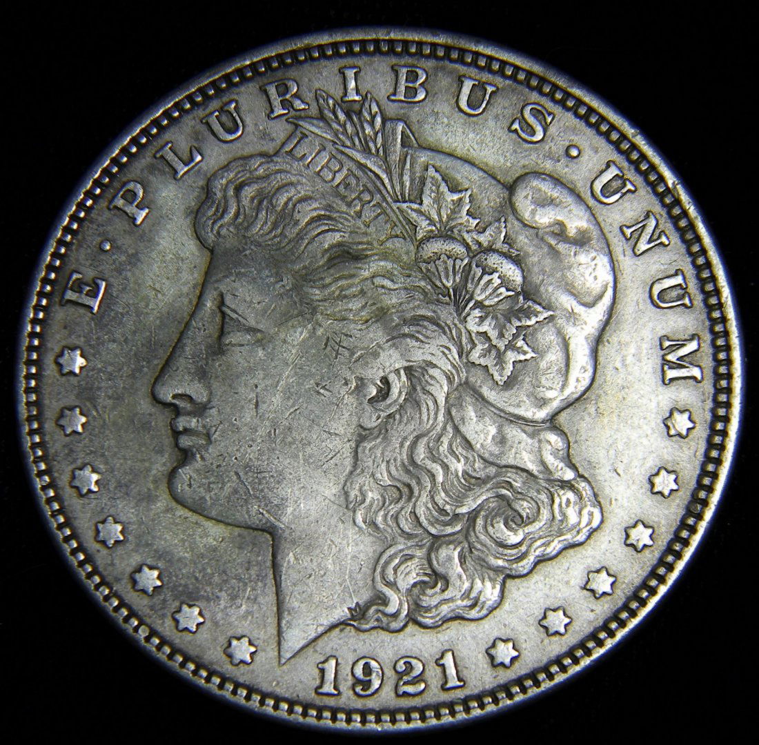 1921 Morgan Silver Dollar Last Year of Issue (1 of 2)