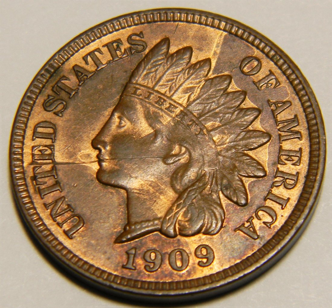1909 Indian Head Cent Better Date Great Mint State (1 of 2)