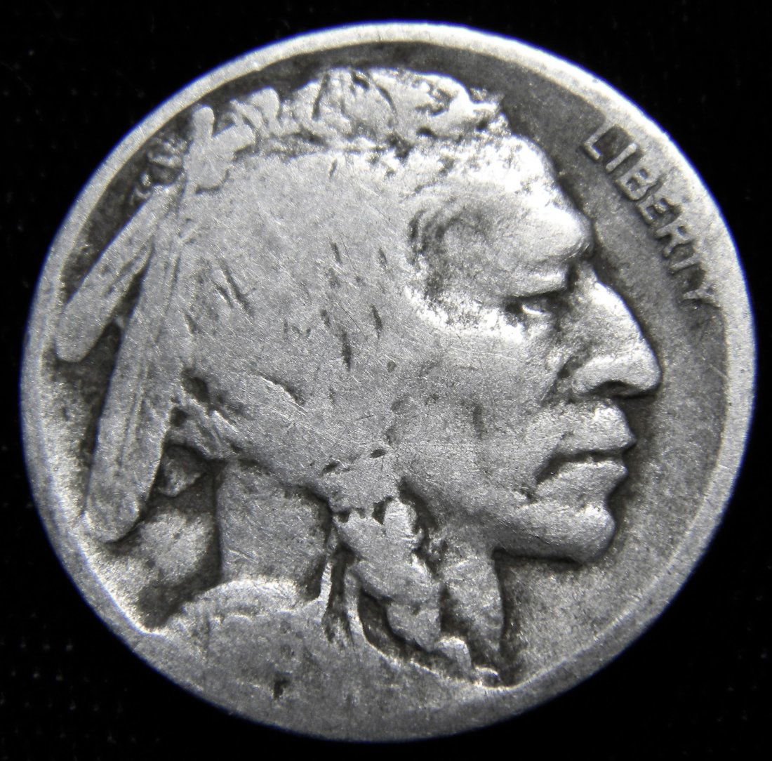 1916-D Indian Head (Buffalo) Nickel, Good Details (1 of 2)