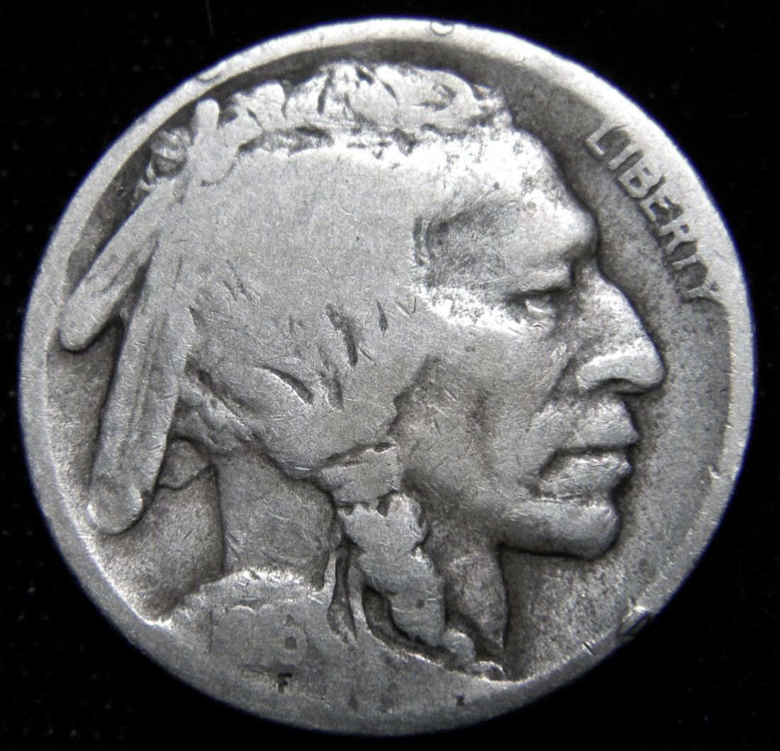 1916-S Indian Head (Buffalo) Nickel, Good Details (1 of 2)