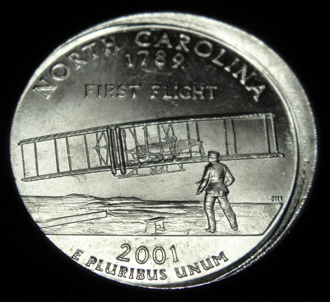 2001-P "Error" North Carolina Washington Quarter, Off (1 of 2)