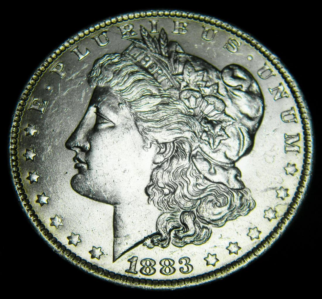 1883-O Morgan Silver Dollar, Brilliant Uncirculated (1 of 2)