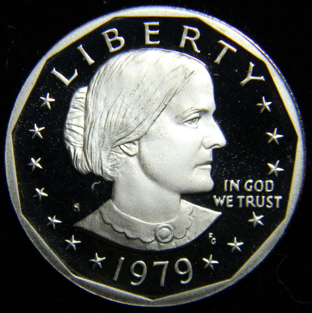 1979-S Type 1 Proof Susan B Anthony Dollar (1 of 3)