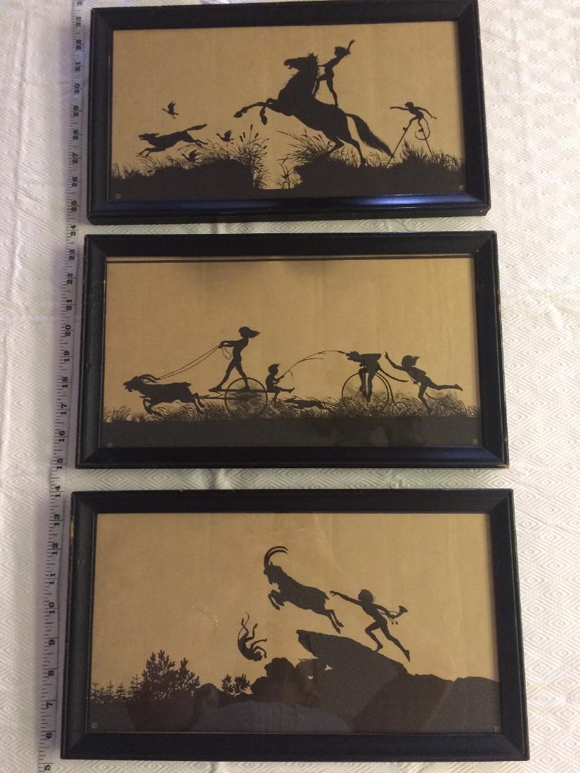 Diefenbach Gold Silhouttes - lot of 3: Diefenbach Gold Silhouttes - lot of 3