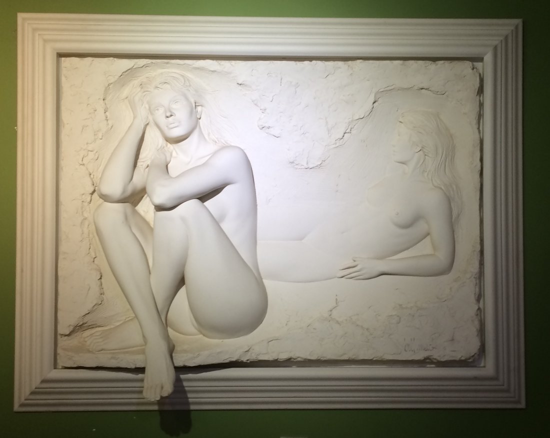 Signed Bonded Sand Sculpture by Bill Mack (1 of 2)