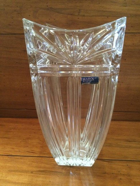 Marquis Waterford Crystal Odyssey Pattern 8" Vase: Marquis Waterford Crystal Odyssey Pattern 8" Vase