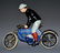LEHMANN HALLOH RIDER ON CYCLE - 2