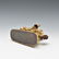 RIDING LION VAISHRAVANA GILT BRONZE BUDDHA STATUE - 5