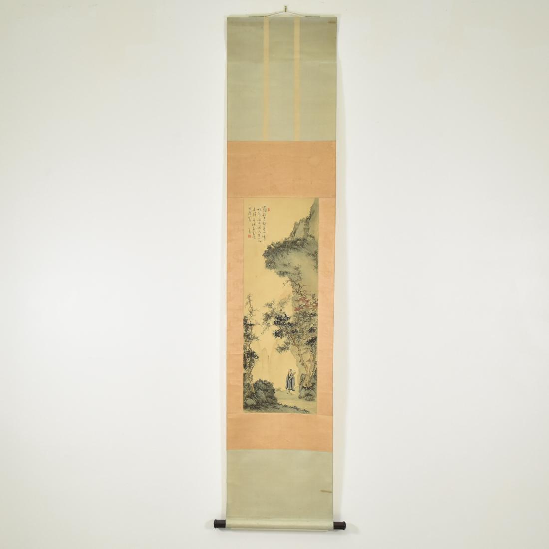 CHINESE SCHOOL, PAINTING OF SAGE IN LANDSCAPE (1 of 12)