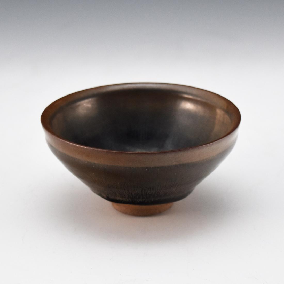 CHINESE JIAN WARE HARE FUR TEA BOWL (1 of 5)