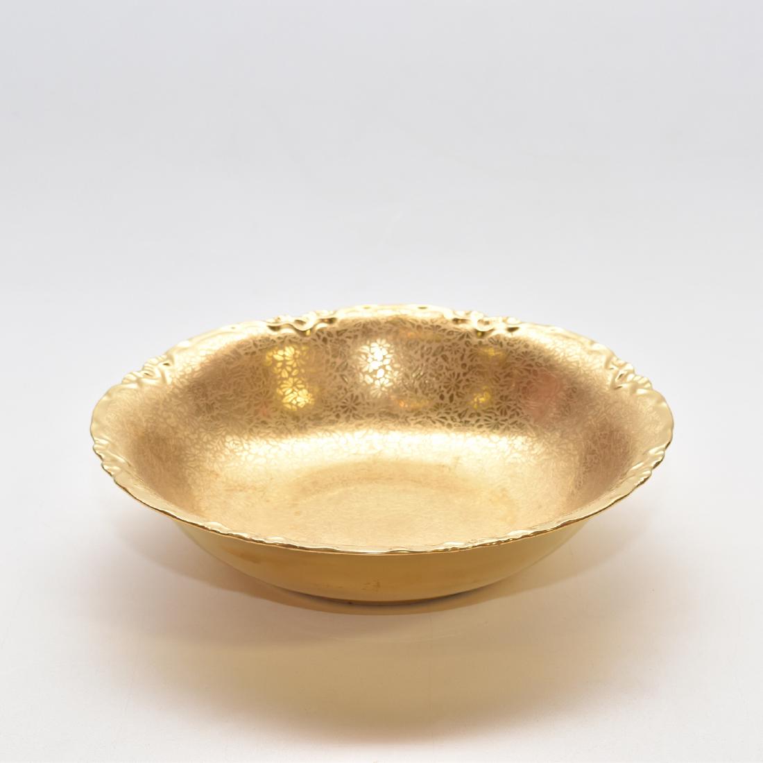 22 KT GOLD CHINA BOWL, PANSOM (1 of 4)