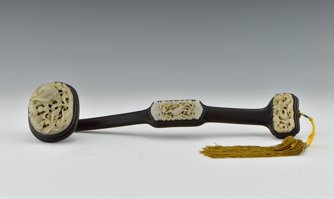 JADE RUYI SCEPTRE WITH ZITAN HANDLE (1 of 8)