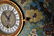 CHINESE GILT BRONZE CLOISONNE LOTUS CLOCK - 14
