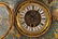 CHINESE GILT BRONZE CLOISONNE LOTUS CLOCK - 2