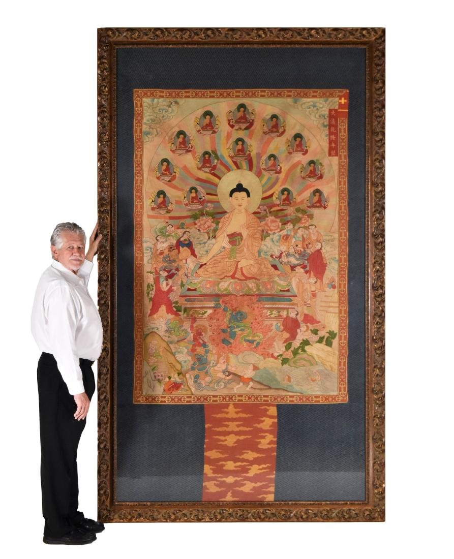 18TH C TIBETAN THANGKA SHAKYAMUNI BUDDHA (1 of 20)