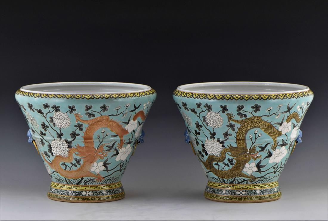 PAIR DAYAZHAI PLANT POTS (1 of 14)